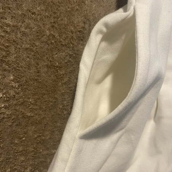 Madewell Dress Womens Sz XS Black & White Shift Striped Sleeveless Pockets - Picture 5 of 9